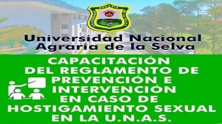 Capacitación sobre el reglamento de Prevención e Intervención en casos de Hostigamiento Sexual