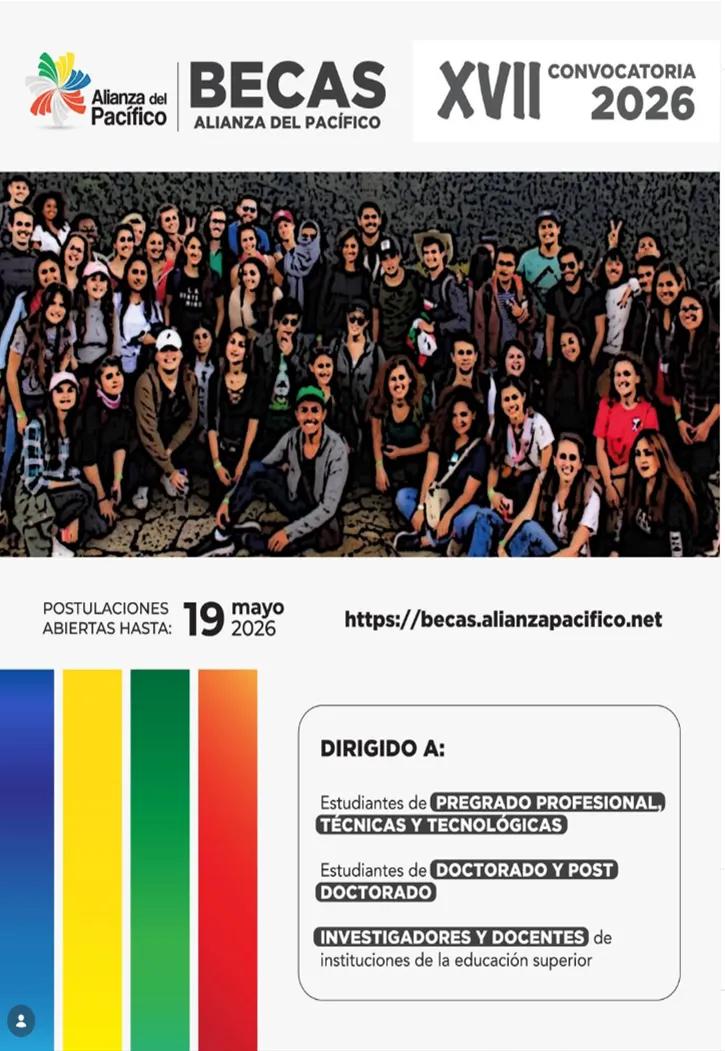 Convocatoria XVII 2026: Becas Alianza del Pacífico