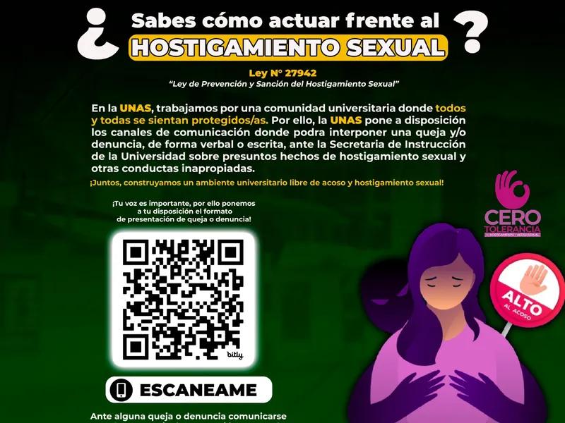 ¿Sabes cómo actuar frente al hostigamiento sexual? Infórmate y protege tus derechos
