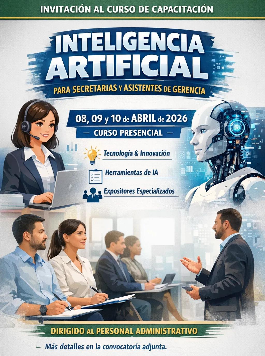 INTELIGENCIA ARTIFICIAL PARA SECRETARIAS Y ASISTENTES DE GERENCIA