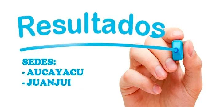 RESULTADOS PRIMER EXAMEN PARCIAL CPU SETIEMBRE - DICIEMBRE 2023 - SEDES AUCAYACU Y JUANJUI