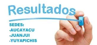 RESULTADOS TERCER PARCIAL CEPREUNAS SETIEMBRE DICIEMBRE 2023 - SEDES